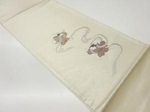 童子模様刺繍袋帯